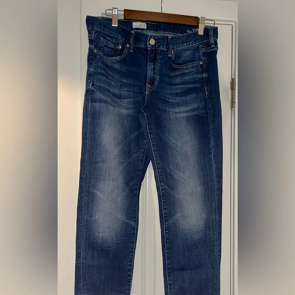 Women's Boot Cut Jeans - Blue - Picture 1 of 2